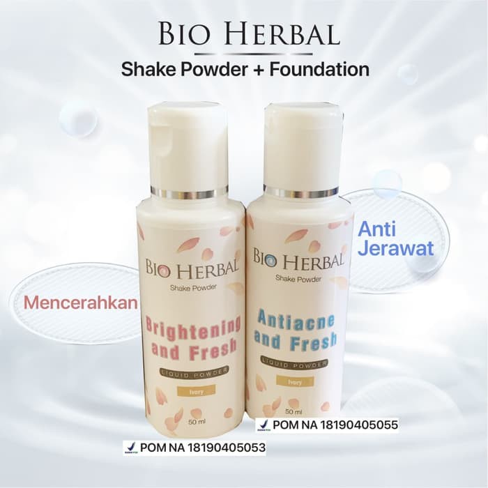 BIO HERBAL POWDER ANTI ACNE - ANTI ACNE, NATURAL BEDAK PENGHILANG JERAWAT