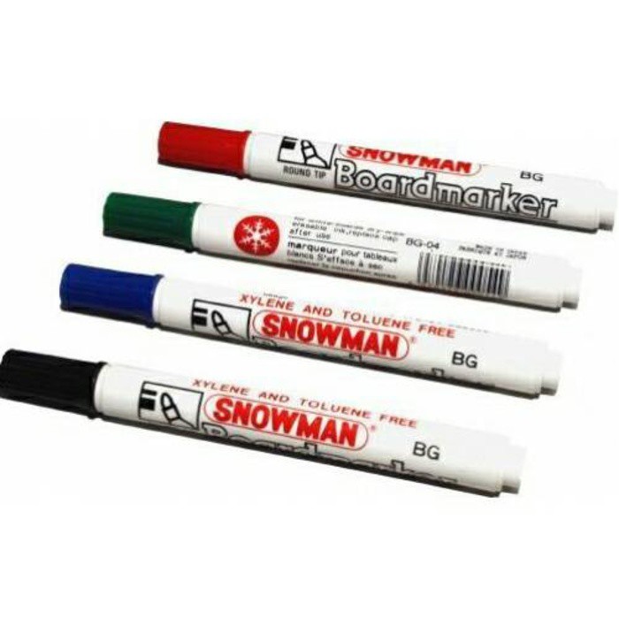 

Spidol Snowman Boardmarker - Hitam (Pack 12 Pcs)