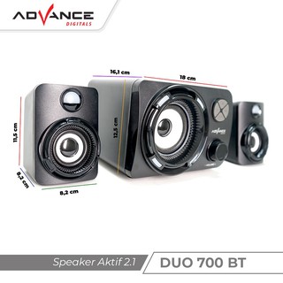 Speaker Advance DUO 700 Bluetooth New | Garansi Resmi