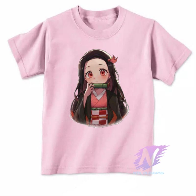 kaos anime nizuko demon slayer kimetsu baju anak anime series