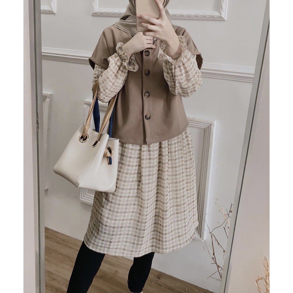 Tunik Remaja Polos Model Terbaru Kekinian 2021 / Baju Wanita Tunik Murah / Tunik Jumbo S M L Xl New 