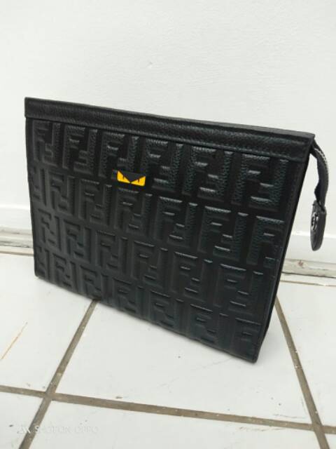 Handbag clucth kulit asli import