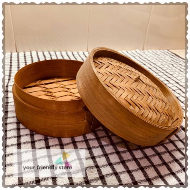 KLAKAT/KUKUSAN BAMBU/KUKUSAN DIMSUM (TUTUP WADAH TERPISAH)