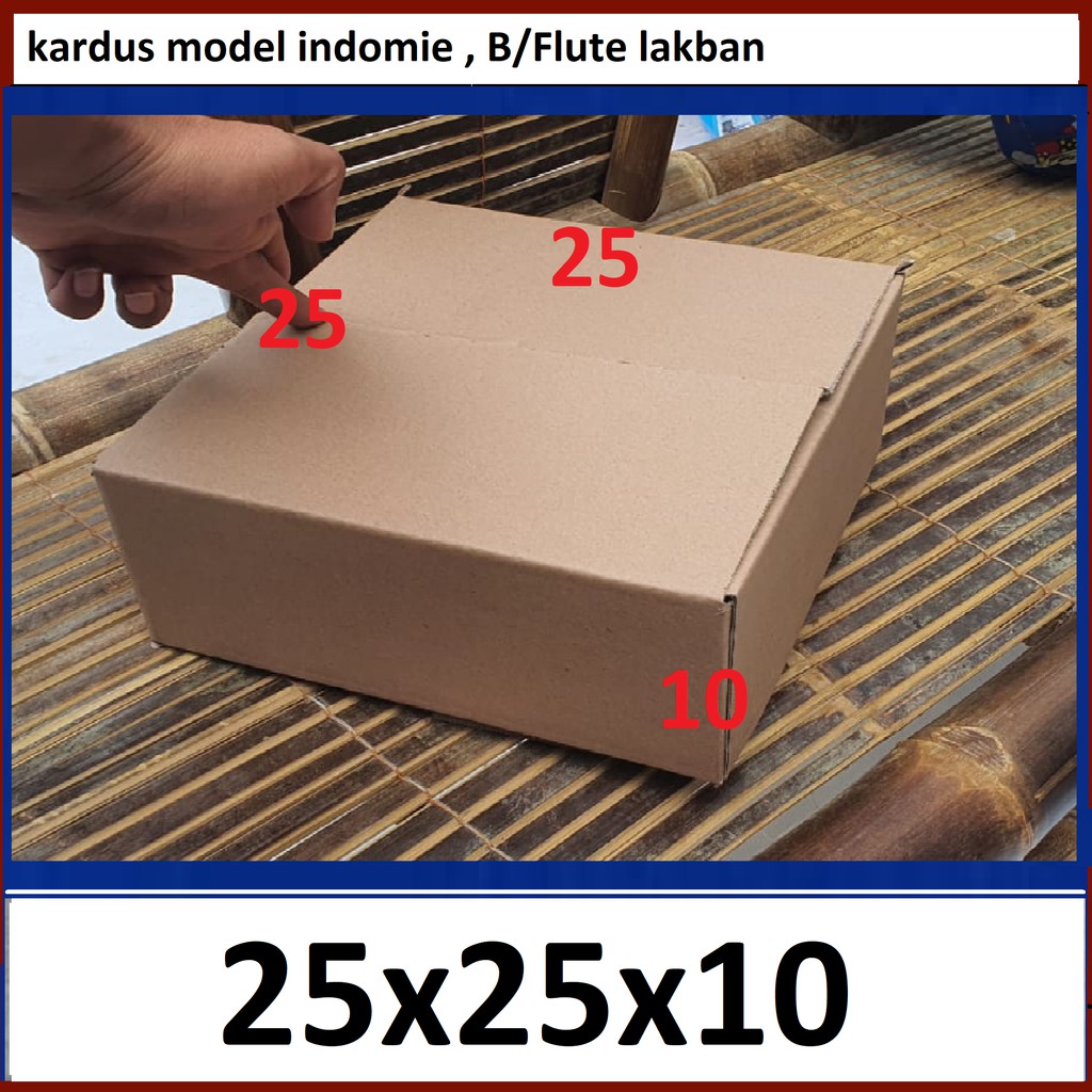 

Kardus 25x25x10 cm IND