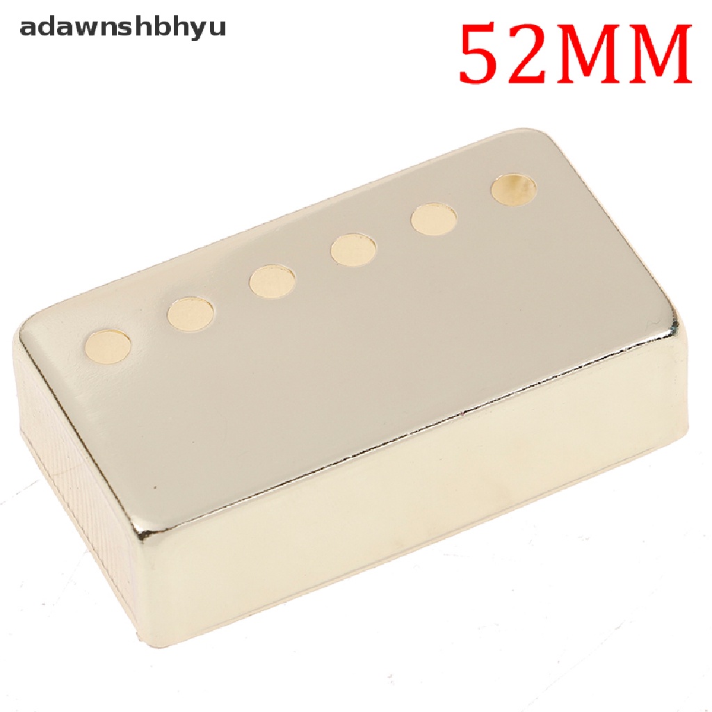 Adawnshbhyu Penutup pickup humbucker Bahan Metal 50/52mm Untuk Gitar Elektrik