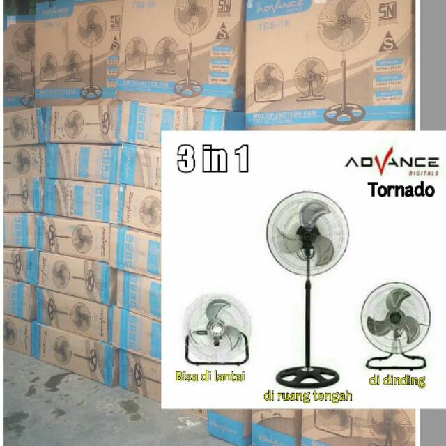 KIPAS ANGIN ADVANCE TORNADO 3in 1.