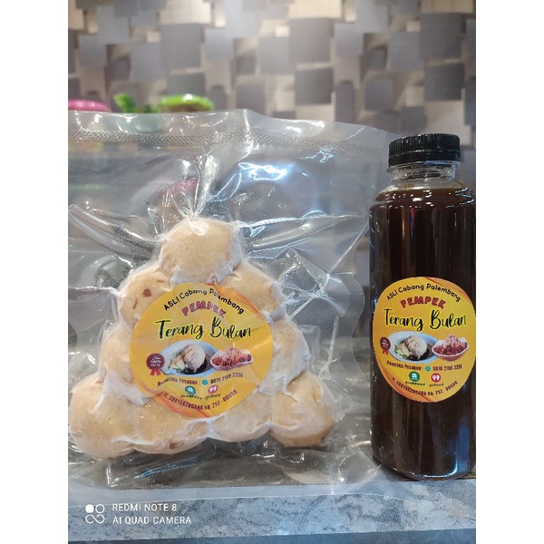 

Pempek Adaan isi 10 + 1 Botol Cuka Pempek 250 ml