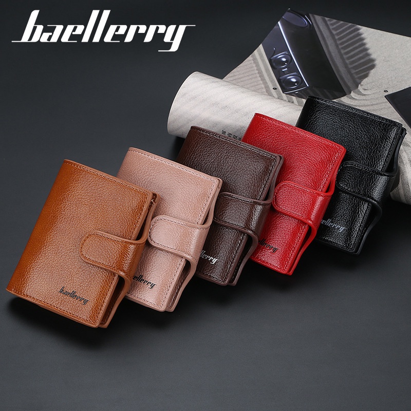 BAELLERRY K9111 Dompet Kartu Pria Bahan Kulit PU Leather Premium WATCHKITE WKOS