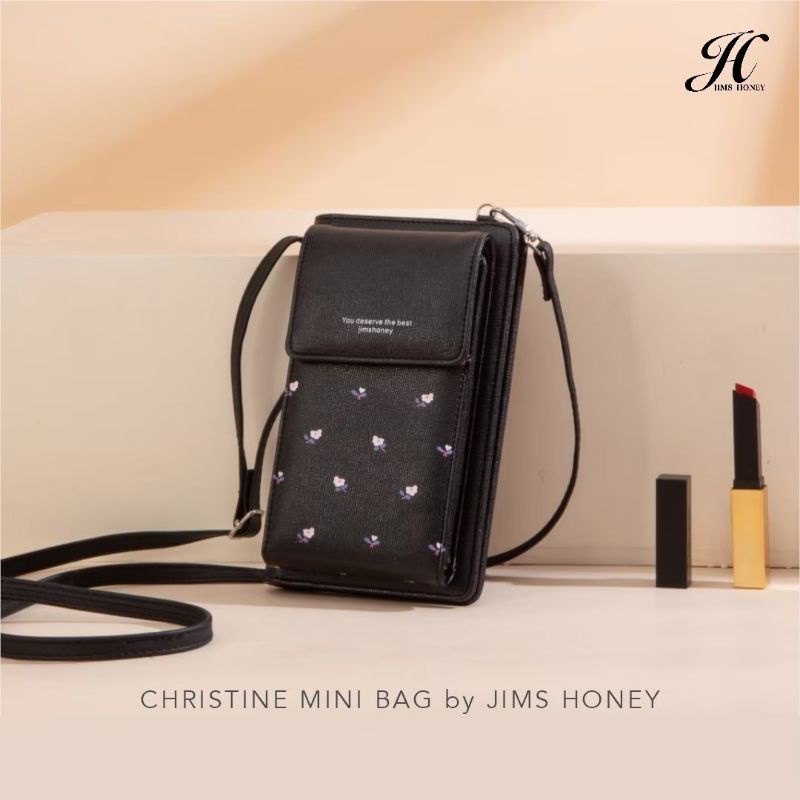 JIMSHONEY JH CHRISTINE MINIBAG (tas kecil tali panjang, tas lucu, tas selempang kecil wanita)