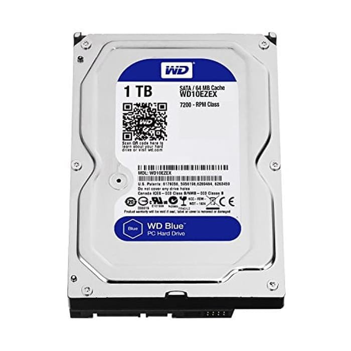 HDD WD 3.5 1TB BLUE RESMI ORIGINAL