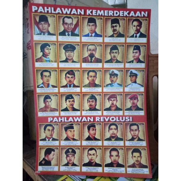 Poster Para Pahlawan Indonesia