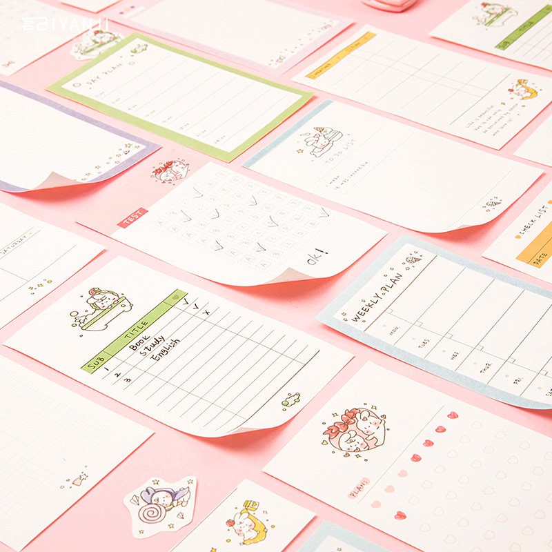 Super Cute Rabbit Series Memopad / Memo Kelinci Lucu Unik Murah-4