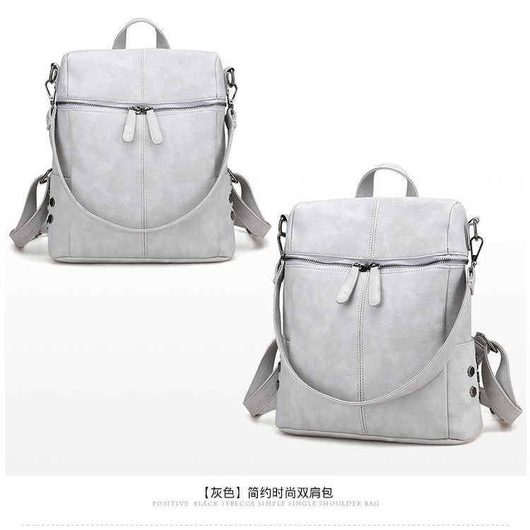 TB-31 high quality tas ransel wanita pu leather import korea jepang backpack