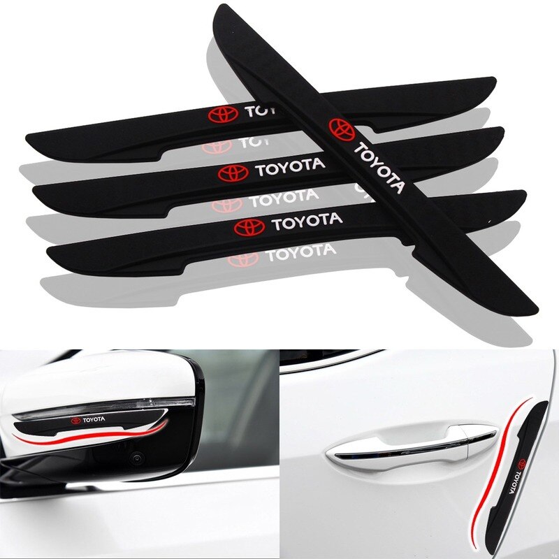 4pcs Stiker Pelindung Kaca Spion Mobil Anti Tabrakan Untuk Toyota RAV4 Yaris Corolla C-HR Vios