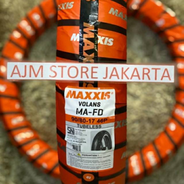 Maxxis Volans 90/80-17 Tubeless.