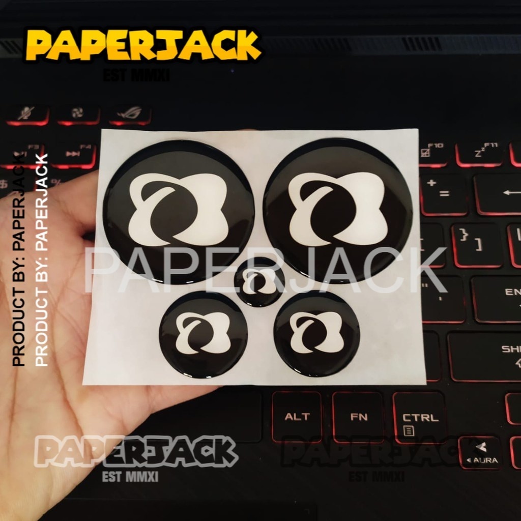 STICKER OCITO PUTIH STIKER EMBLEM BODY NMAX AEROX LEXI STIKER MOTOR NMAX 1 SET EMBLEM YAMAHA