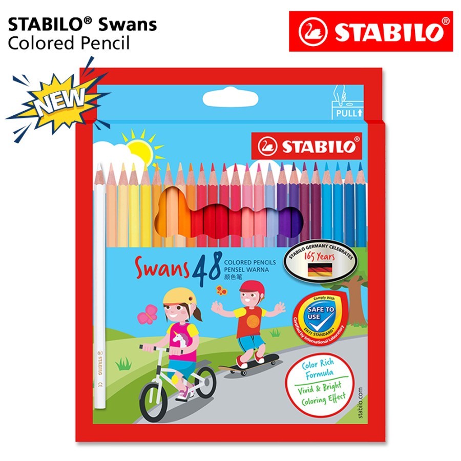 

PENSIL WARNA STABILO SWANS 48 WARNA 1870/48 621-325216