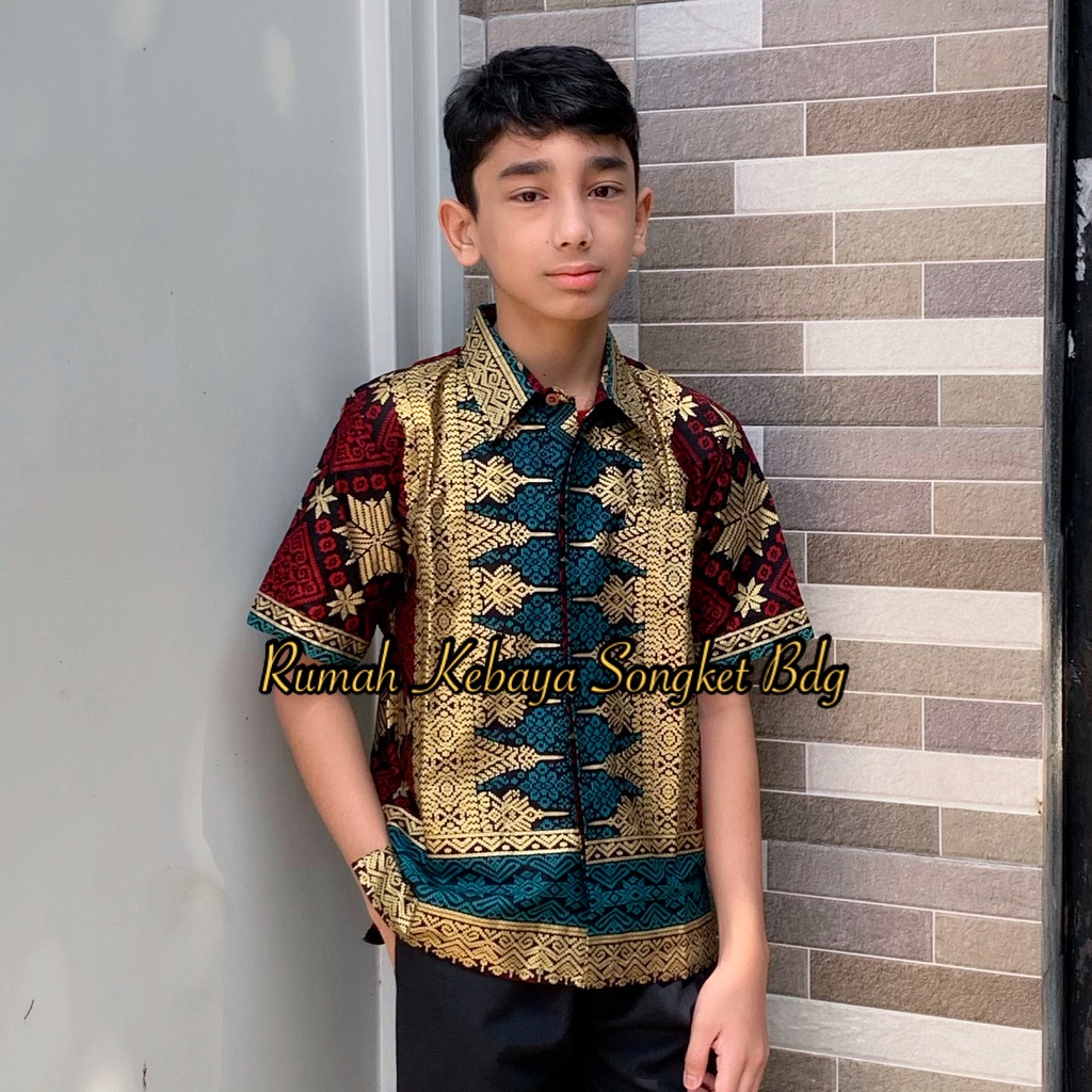 KEMEJA ANAK  MALIKA TOSCA  ADELLE  DAHAYU SONGKET/COUPLE SONGKET