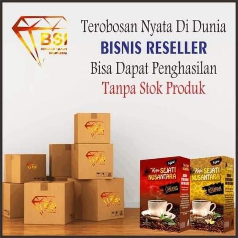 

Daftar Reseller . Dapat 2 Box Kopi BSI ( Pilih Salah Satu ) + Gratis ID Reseller