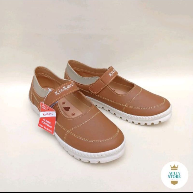 Sepatu kickers wanita  big size 41_45 murah Au37