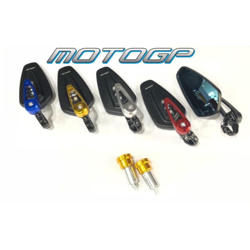 kaca spion jalu oval spion jalu stang ujung stir universal Honda Yamaha Suzuki kawasaki