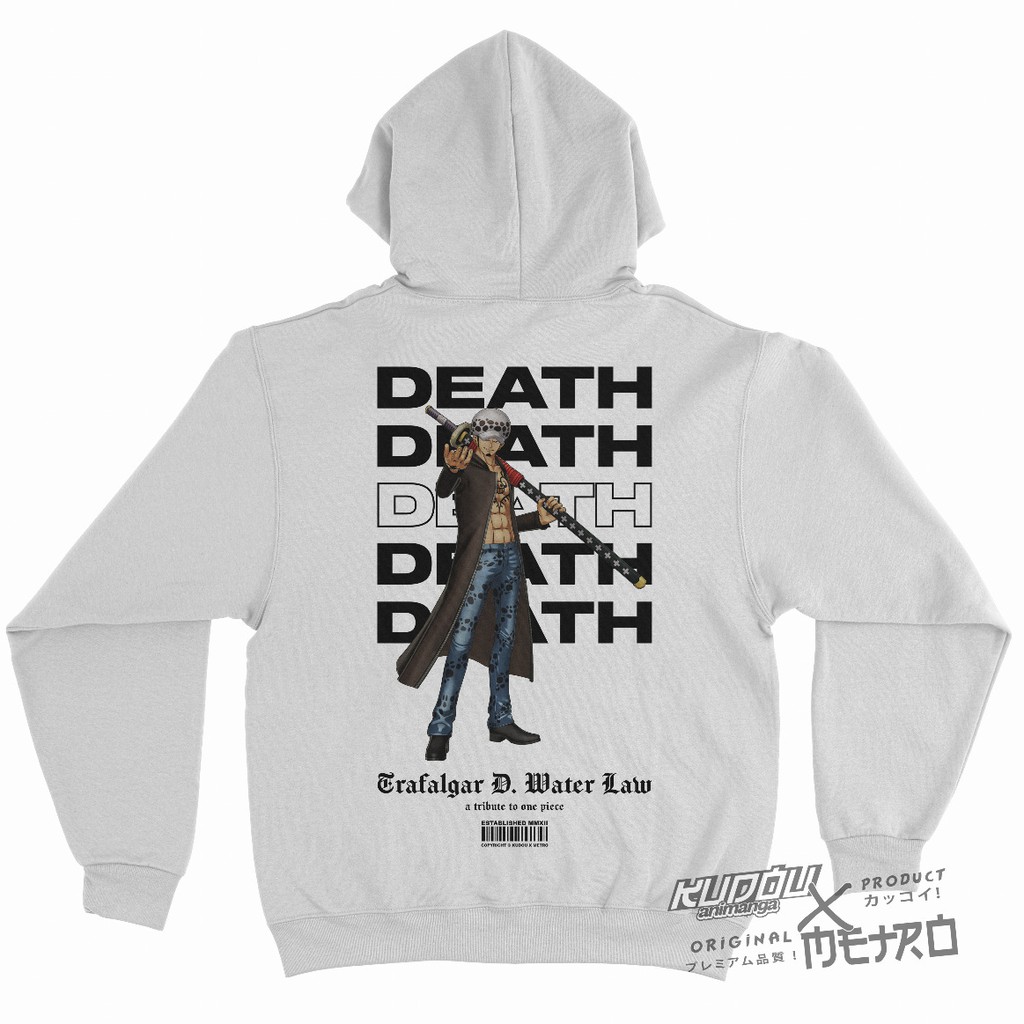 Hoodie  Law The Death  Anime Manga One Piece Trafalgar D Water Law Premium