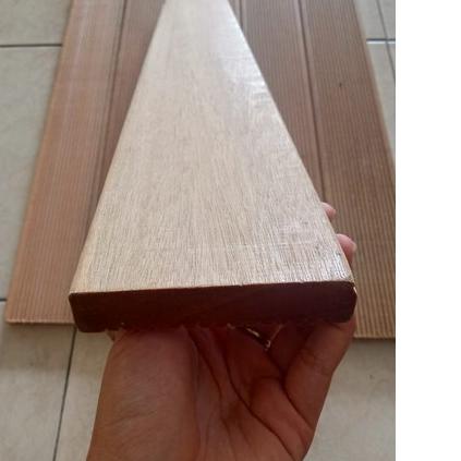 ➴ Decking Kayu Solid Bengkirai / Kayu Bengkirai Batangan ➵