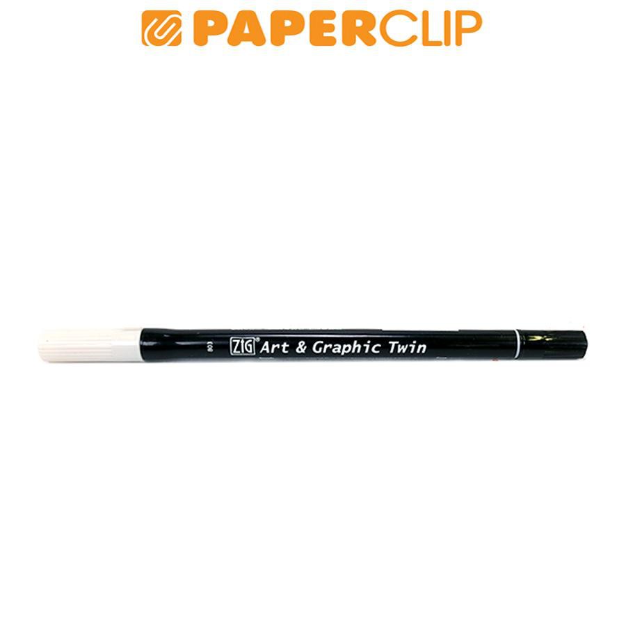 

PEN BRUSH ZIG KURETAKE TUT-80 ART & GRAPHIC TWIN 803 WARM GRAY 2