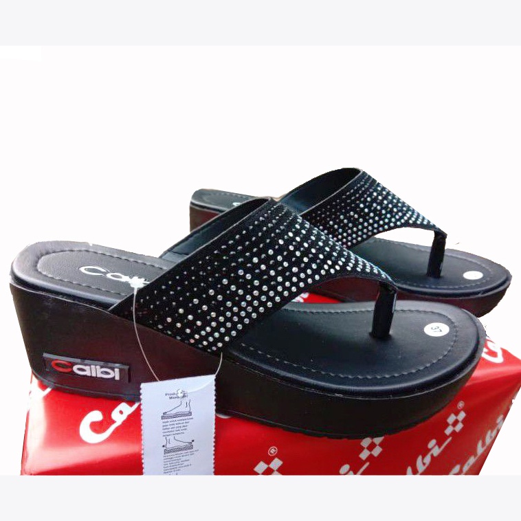 Sandal Wedges Wanita Cantik (CALBI DIAMOND)