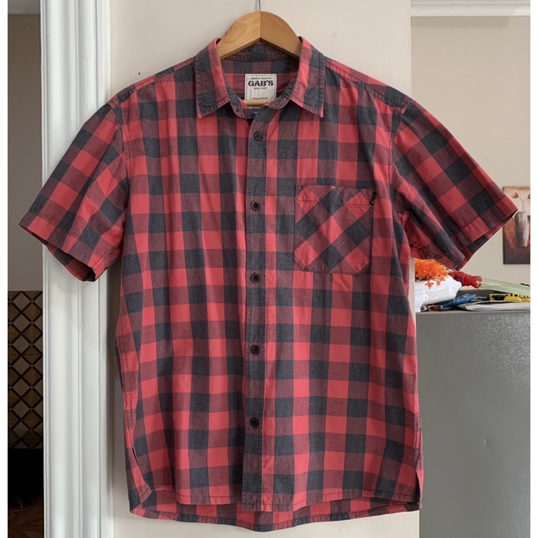 preloved kemeja kotak gabs matahari thrift