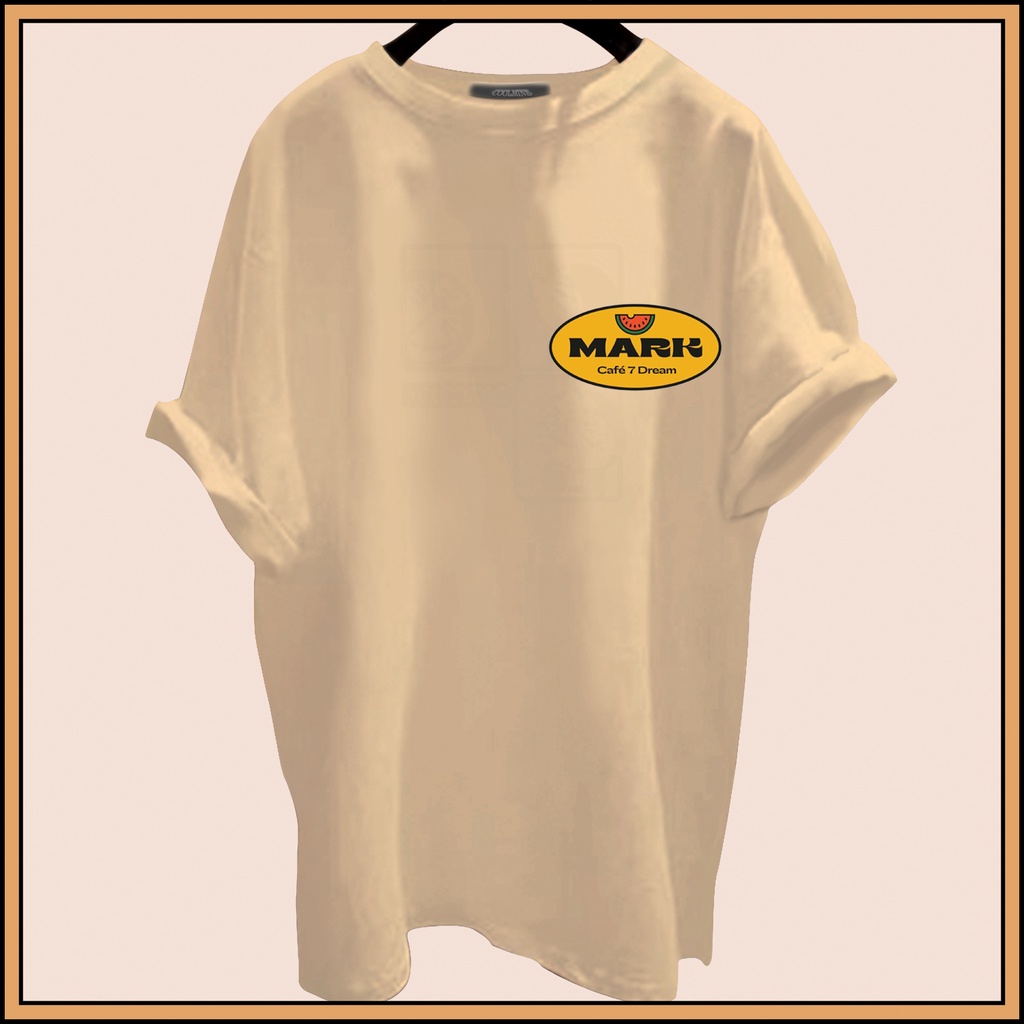 CALVIERO SHOP - BAJU KAOS ATASAN WANITA MARLK LOGO PRINT