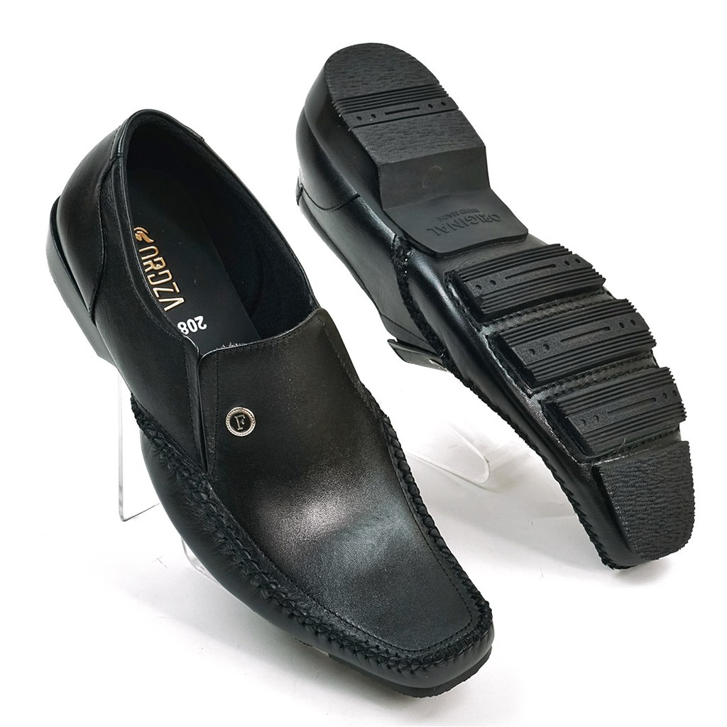 Sepatu Pantofel Pria Kulit Asli Original Hanmade Lokal M2081