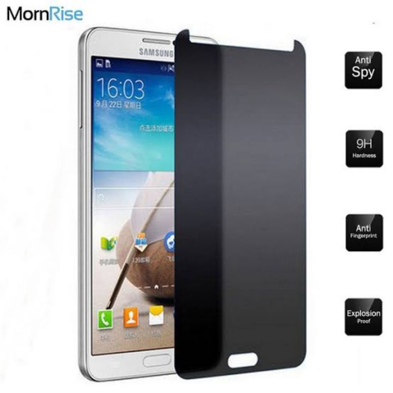 Glass Anti SPY Samsung A5 A8 2015 / A3 2016 / A3 A7 2017 Tempered Glass Anti SPY Anti Goros Kaca Pri