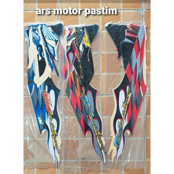 striping sticker full body honda supra fit 2006 cw