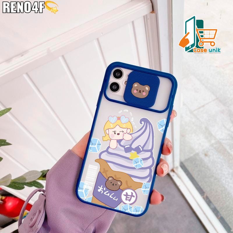 SS078 SOFTCASE slide KARAKTER  OPPO A15 A37 NEO 9 A5 A9 A52 A92 A53 A54 A16 A31 A3S A5S F9 A7 A12 A11K F1S A59 RENO 4 4F 2020 CS3335