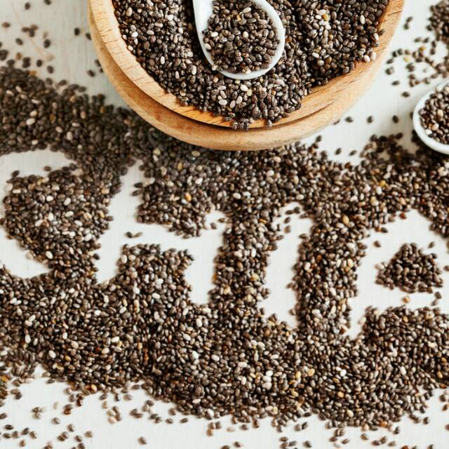 

Organic black chia seeds