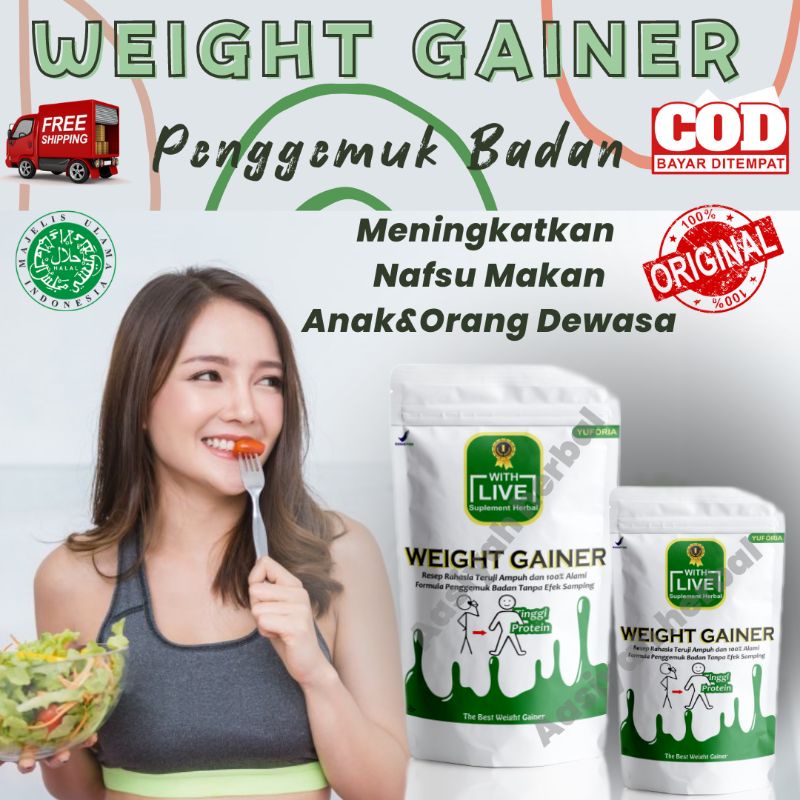 COD TERLARIS WEIGHT GAINER SUSU PENAMBAH BERAT BADAN/PENGGEMUK penggemuk badan ampuh permanen ori bp