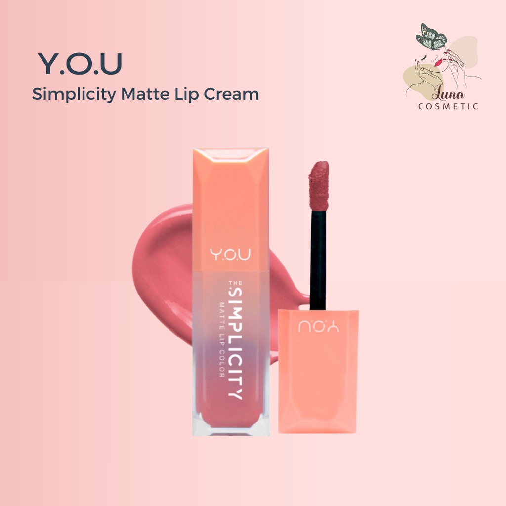 YOU Simplicity Matte Lip Cream | Transferproof &amp; Ringan