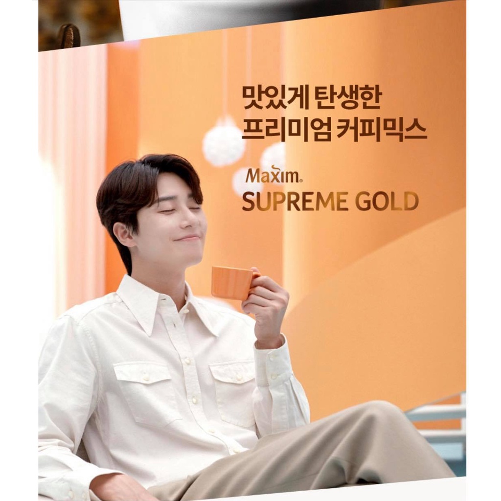 [Ready stok] Korea maxim coffee Supreme Gold isi 20 pcs