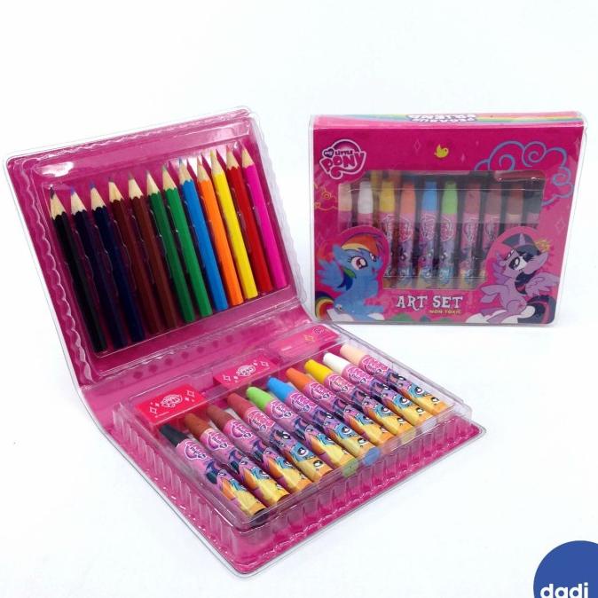 

Little Pony Art Set - Dadi/ Crayon Dan Pencil Mewarnai