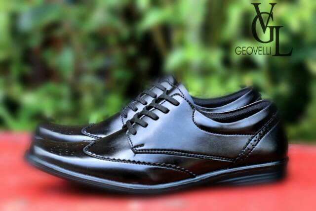 Sepatu Pantopel Geovelli pria / Kerja Formal Kantor Gaya Santai