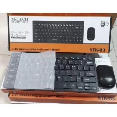 KEYBOARD DAN MOUSE WIRELESS MINI MTECH