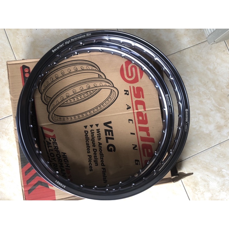 Velg scarlet velah scarlet titanium ring 17