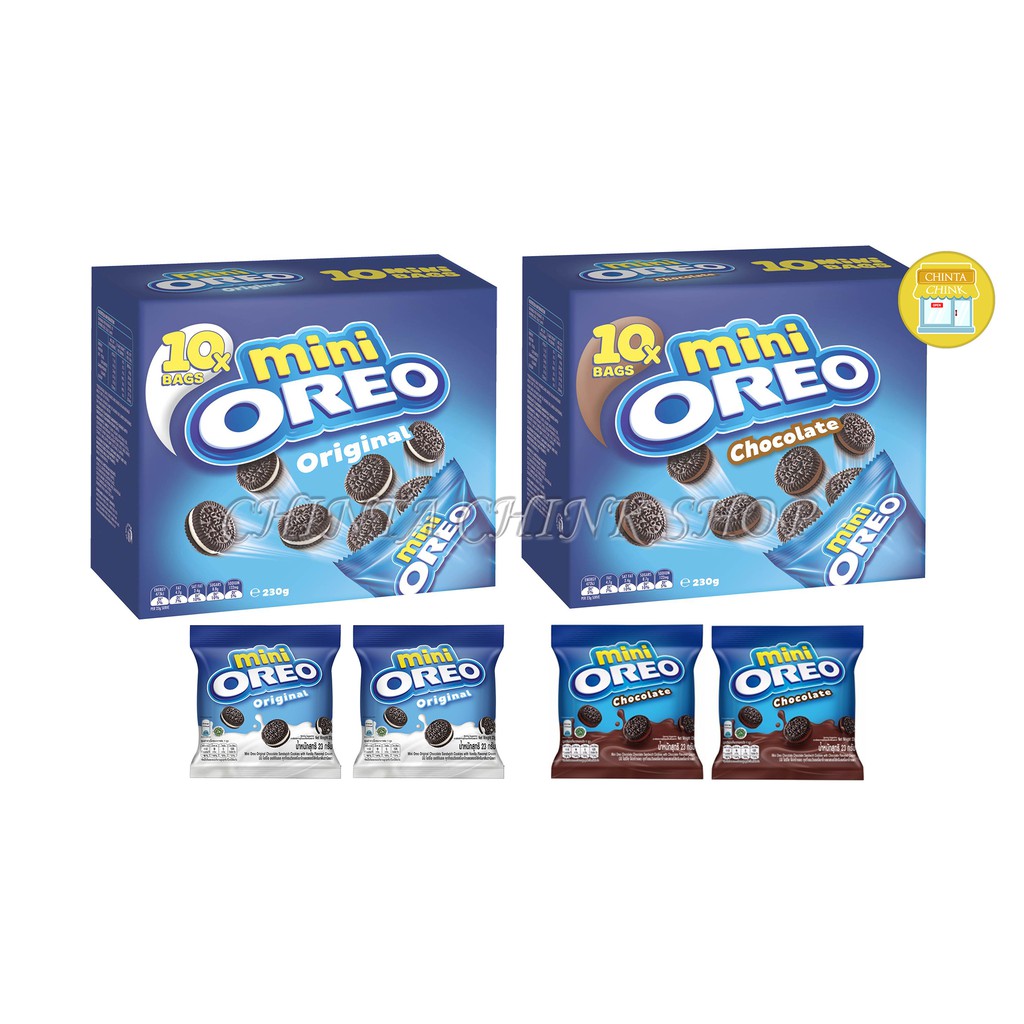 

Mini Oreo Cookies Isi 10sachet x 23g