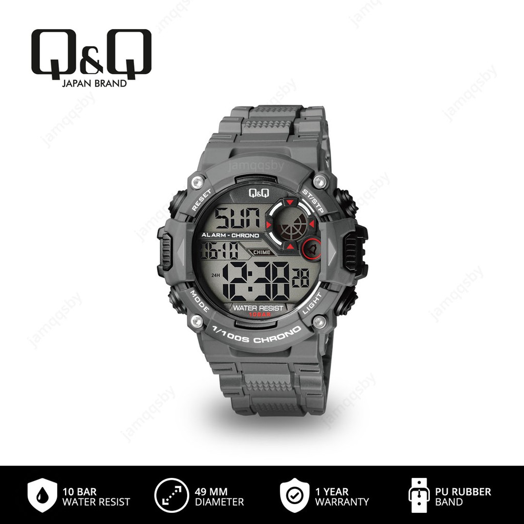 Jam Tangan Pria QnQ QQ Q&Q Digital Army M146 M146J Original Water Resist