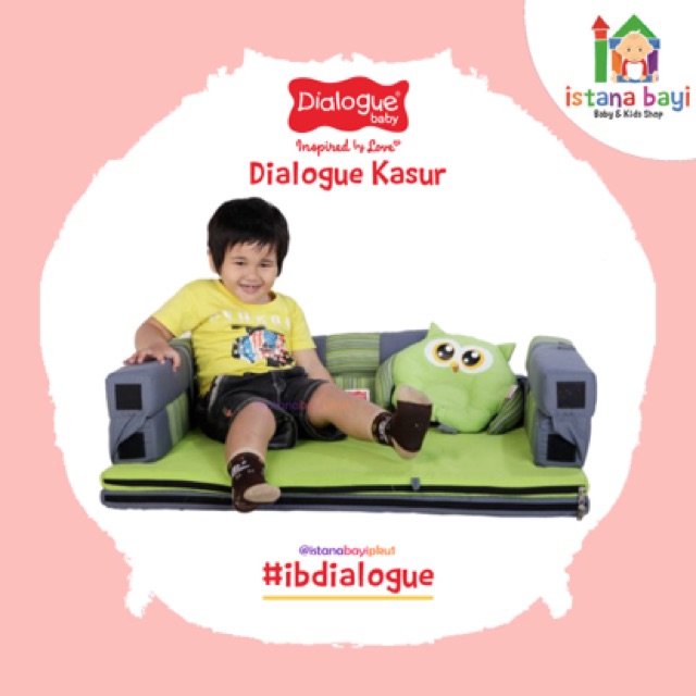 Dialogue Baby Kasur 3 in 1 Bayi dan Balita + Sofa Owl Series DGK9214