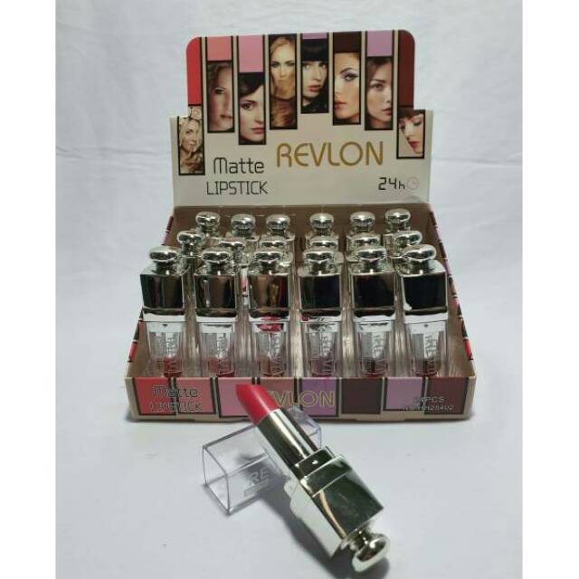 [PERBOX]LIPSTIK REVLON COLOR MATTE ISI 24 PC H/s 603 / Lipstick Maybeline NO: H - s 608