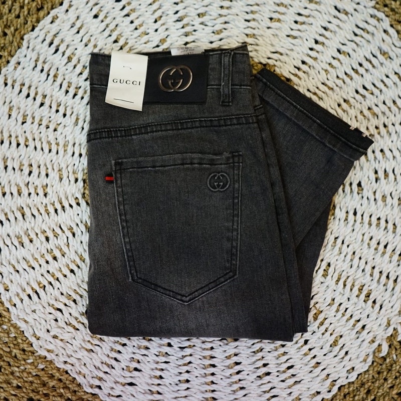 Celana Jeans Gucci Pria Premium Murah