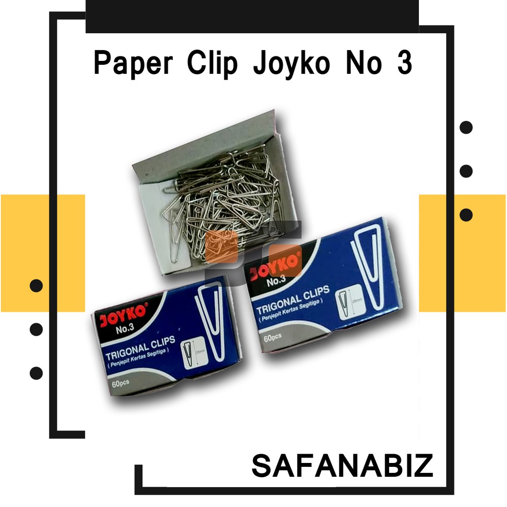 

Paper Clip Clips Kecil Joyko No.3