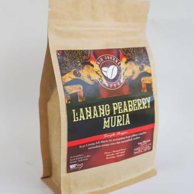 

Lanang Peaberry Muria biji/bubuk